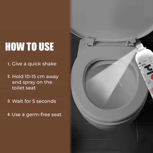 Bbold Toilet Seat Sanitizer Mint Spray