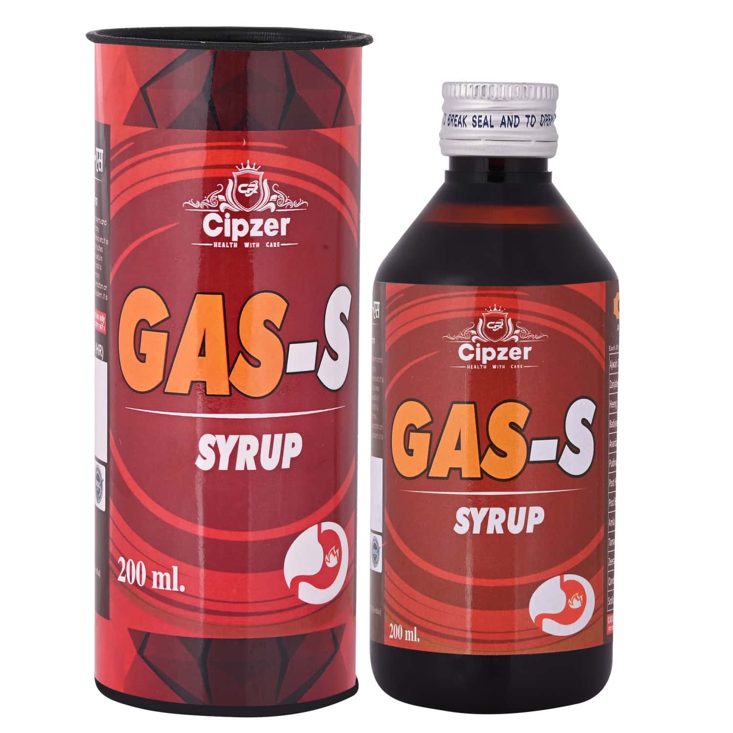 Buy CIPZER GAS S SYRUP GASS SYRUP IS FOR STOMACH PROBLEMS, AND