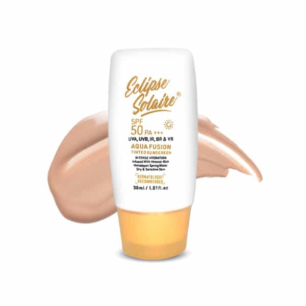Eclipse Solaire Aqua Fusion Sunscreen Spf50 Pa+++ | 5X Protection| For All Skin Types - 30Ml
