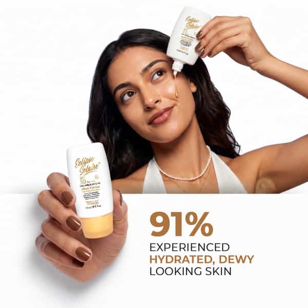 Eclipse Solaire Aqua Fusion Sunscreen Spf50 Pa+++ | 5X Protection| For All Skin Types - 30Ml