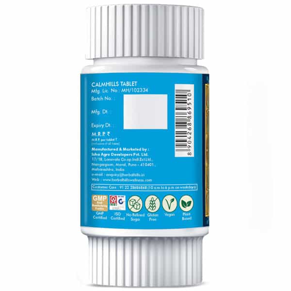 Herbal Hills Calmhills Relaxation &Improve Sleep Quality 60 Tablet