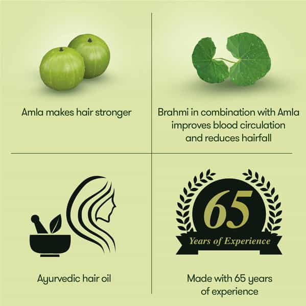 Bajaj Brahmi Amla Ayurvedic Hair Oil 90 Ml