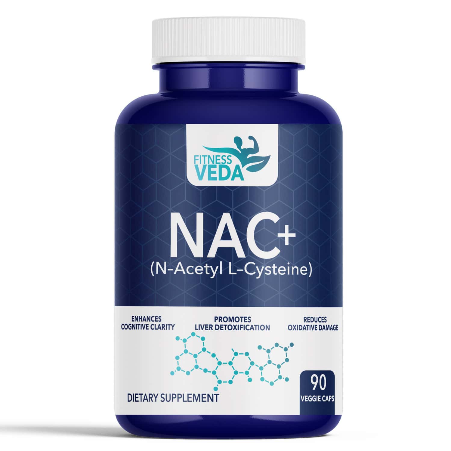 Fitness Veda Nac+ | N-acetyl Cysteine Supplement | Antioxidant & Detox Support