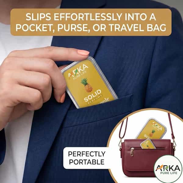 Arka Pure Life Premium Pineapple Solid Perfume - 12G
