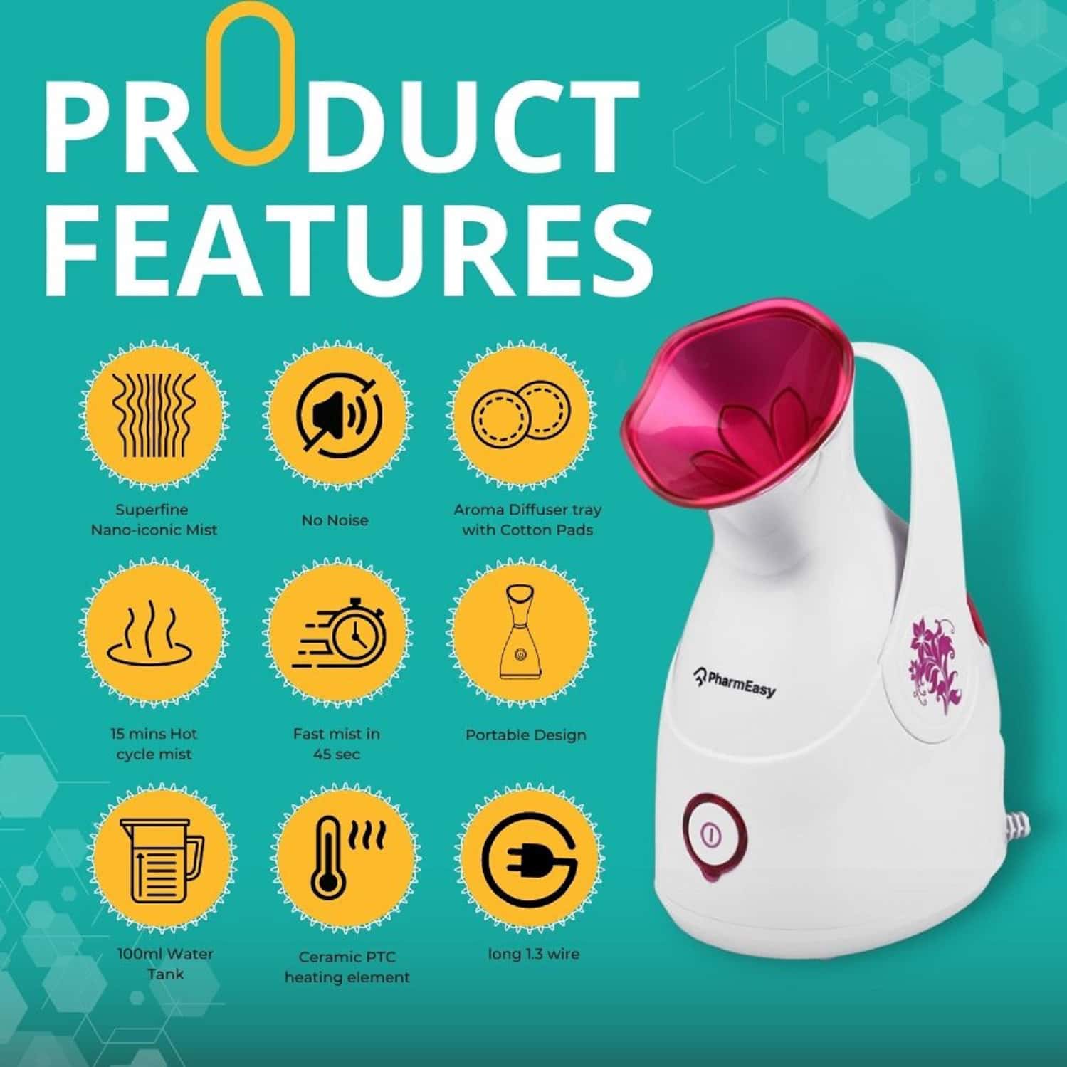 Buy PHARMEASY NANO STEAMER Online & Get Upto 60 OFF at PharmEasy