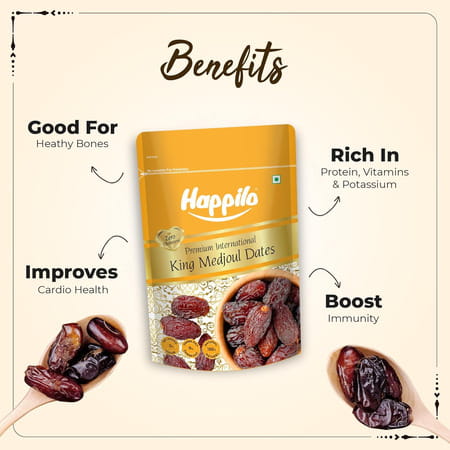 Happilo Premium International King Medjoul Dates 200g