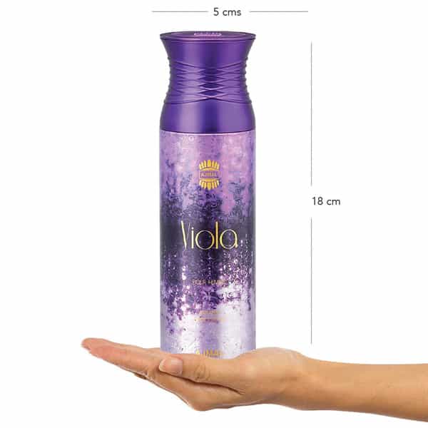 Ajmal Viola & Wisal Deodorant Spray Gift For Women (200 Ml Pack Of 2)