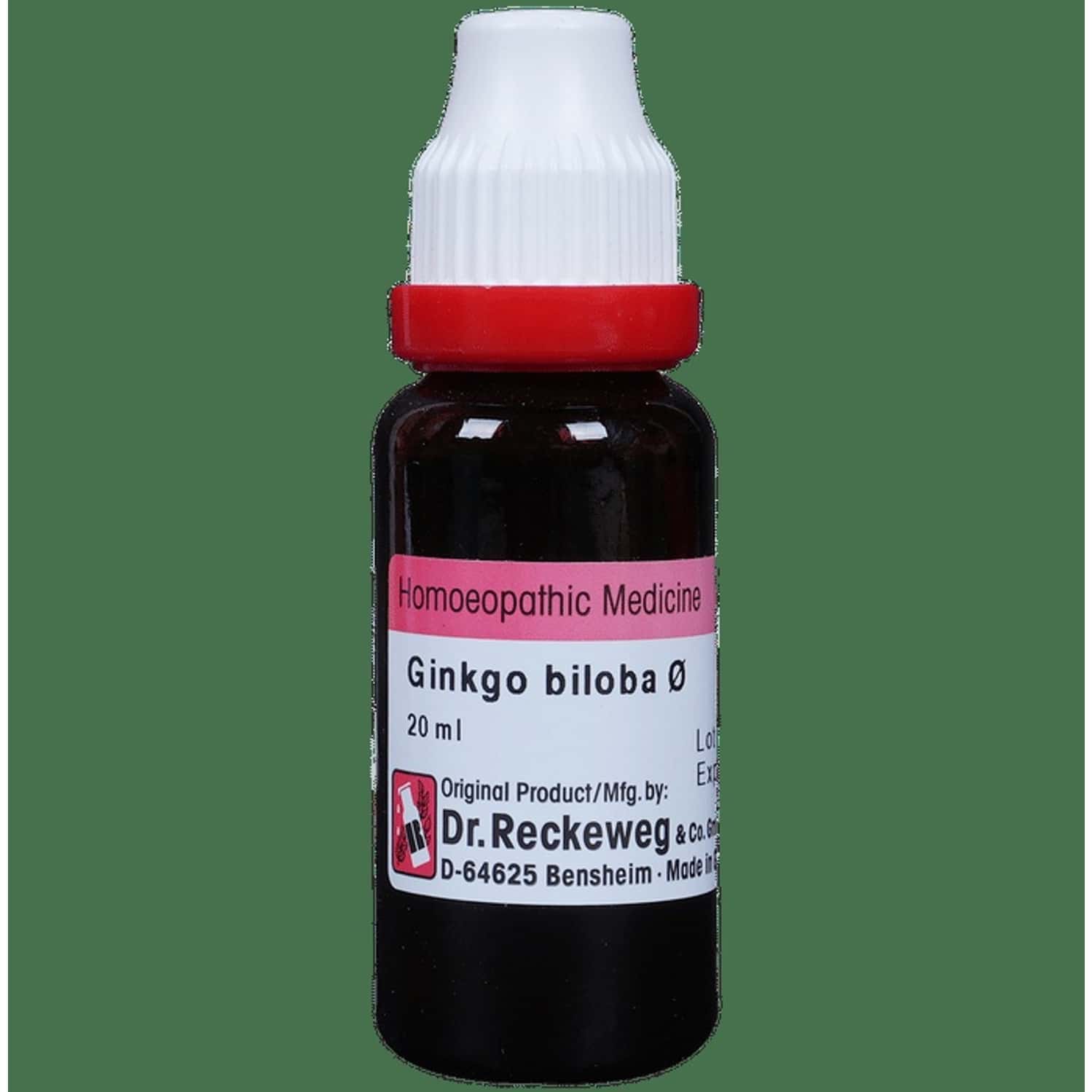 Dr. Reckeweg Ginkgo Biloba Mother Tincture Q 20 Ml