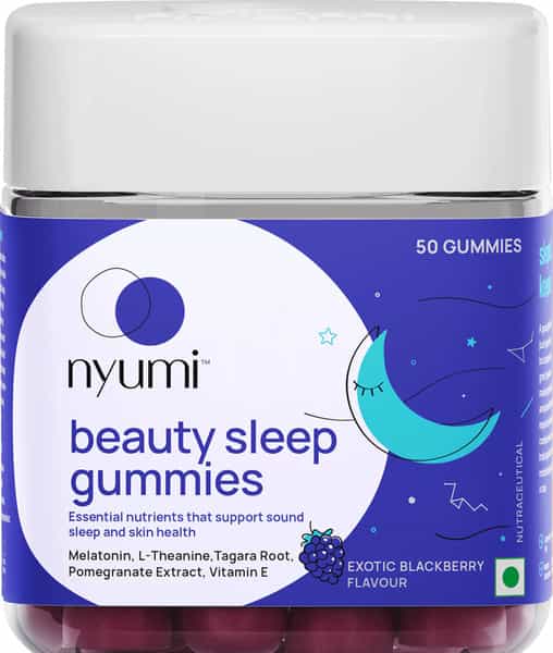 Nyumi Beauty Sleep Gummies Exotic Blackberry Flavour - 50 Gummies