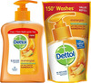 Dettol Reenergize Liquid Handwash 200 Ml With Dettol Liquid Handwash 175 Ml