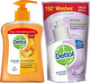 Dettol Reenergize Liquid Handwash 200 Ml With Dettol Liquid Handwash 175 Ml