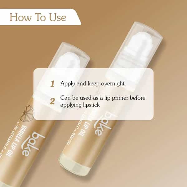 Bake Vanilla Lip Oil With 2% Vitamin C & Spf 25 Treats Dry | Hyperpigmented Lips - 15G