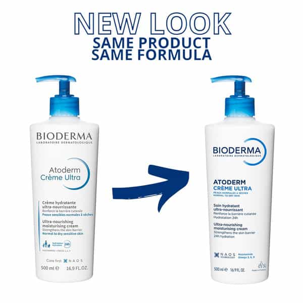 Bioderma Atoderm Creme Ultra | Nourishing - Moisturizer | For Normal To Dry Skin | 500 Ml