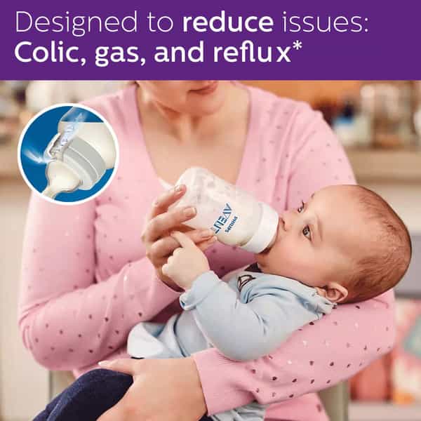 Philips Avent Anti Colic Bottle 125Ml (Twin Pack) Scf810/20