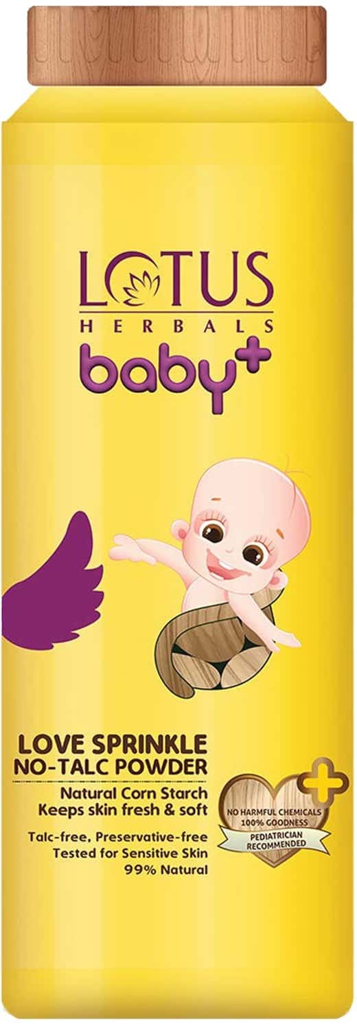Lotus Herbals Baby+ Love Sprinkle No Talc Powder 100 Gm