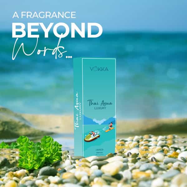 Vokka Pocket Perfume Thai Oud & Thai Aqua 2 X 8Ml | Long Lasting Perfume For Men & Women