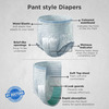 Friends Classic Adult Diapers Pants Style - 20 Count (Medium) - Waist Size 25-48 Inch ; 63.5-122Cm