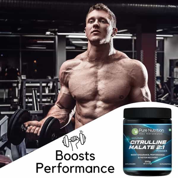 Pure Nutrition 100% Pure L Citrulline Dl Malate 2:1 Powder | Unflavoured - 66 Servings | 200G