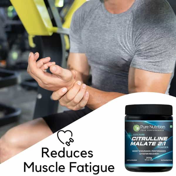 Pure Nutrition 100% Pure L Citrulline Dl Malate 2:1 Powder | Unflavoured - 66 Servings | 200G