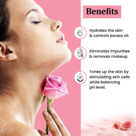 Tnw-The Natural Wash Steam Distilled Rose Water- 100% Natural Toner And Makeup Remover - 100 Ml
