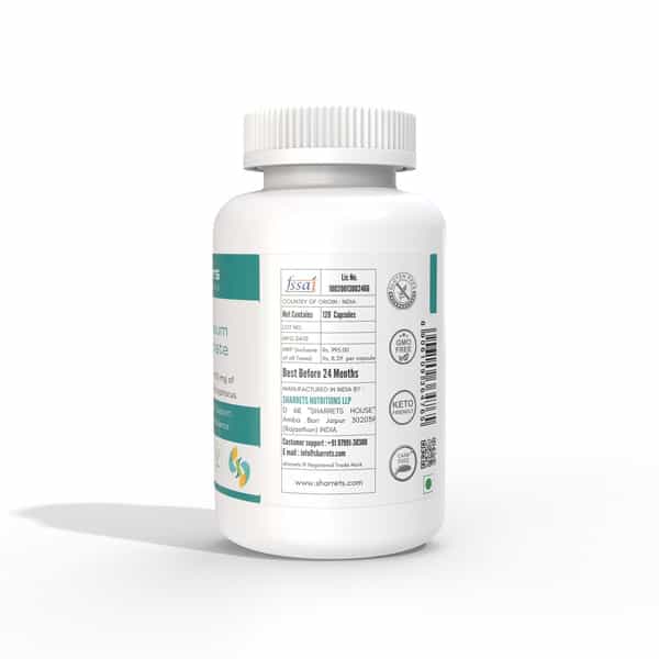 Sharrets Potassium Phosphate Dibasic Phosphorus Supplements | 120 Vegan Capsules