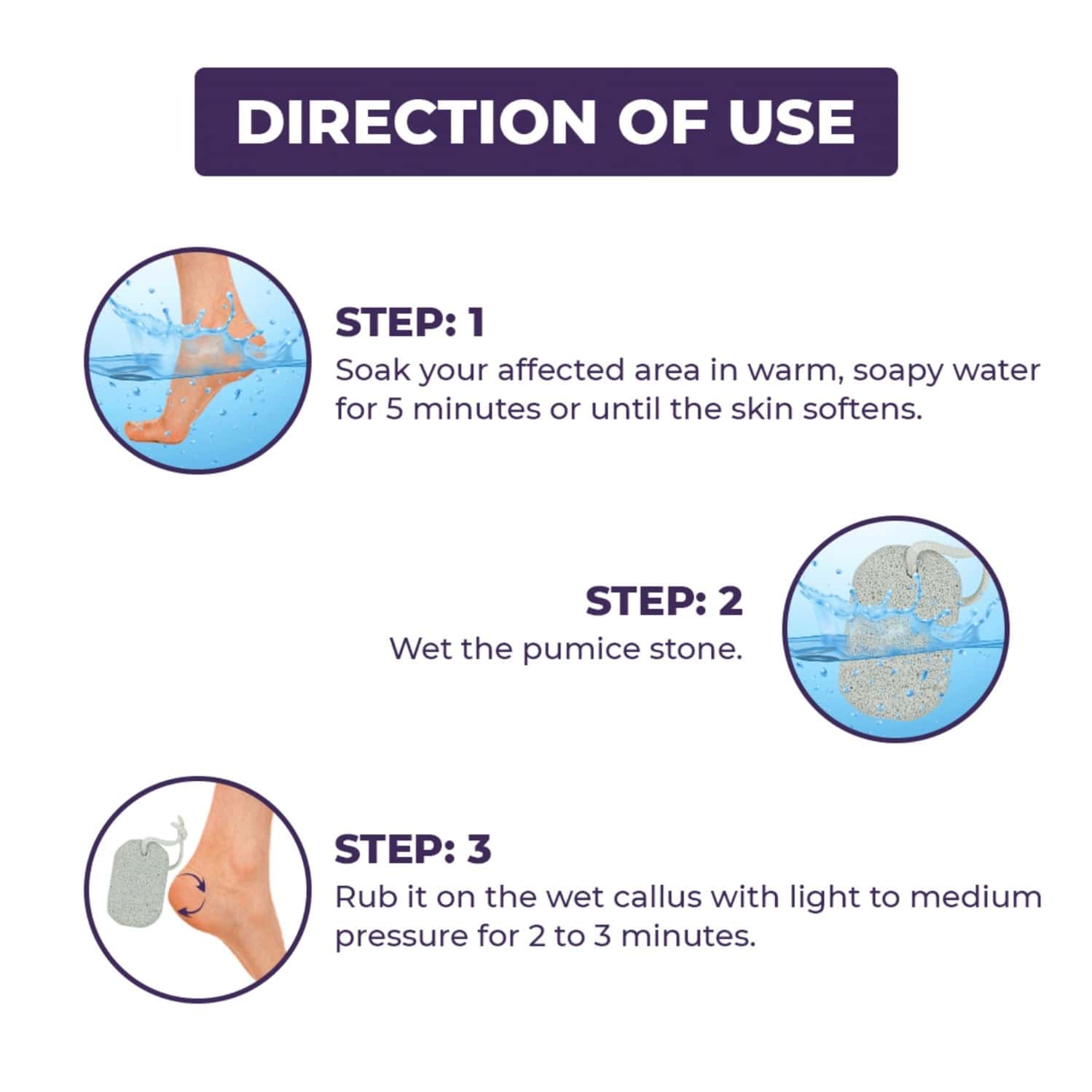 Buy SANFE SELFLY PUMICE STONE WITH GRIP FOR FOOT ELBOWS AND KNEES