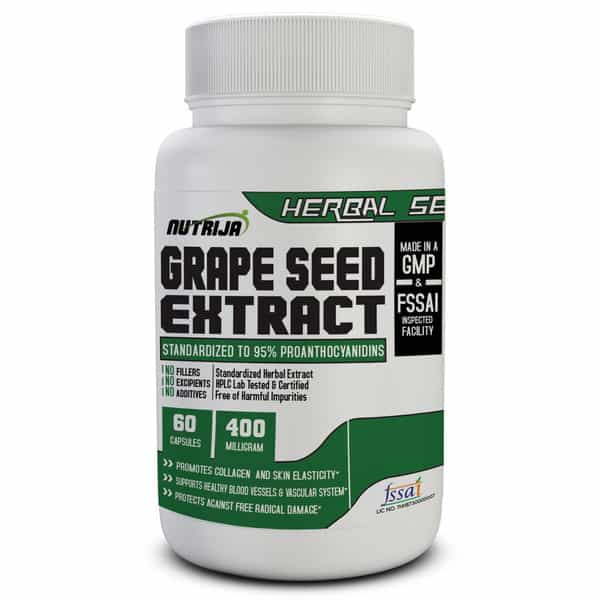 Nutrija Grape Seed Extract - 120Capsules