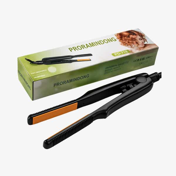 Ktein Mini Flat Iron For Short Hair| 2-In-1 Ceramic Pencil Hair Straightener - (1 Unit)