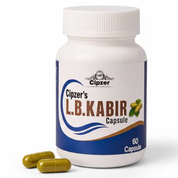 Cipzer Lb Kabir 60 Capsules | Supports Mens Vitality| Strength & Sexual Wellness