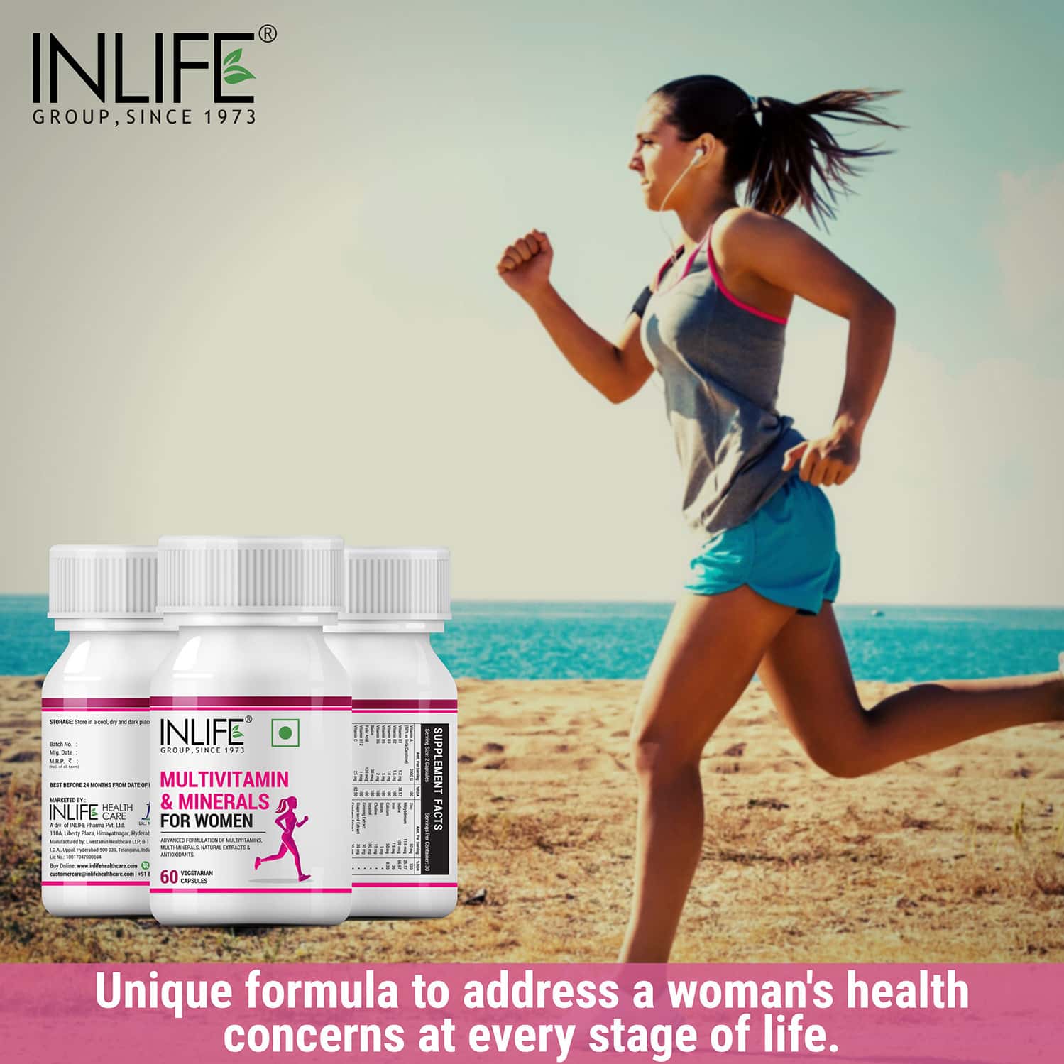 Buy INLIFE MULTIVITAMINS & MINERALS ANTIOXIDANTS FOR WOMEN DAILY
