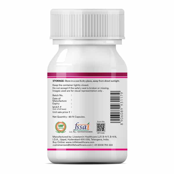 Inlife Multivitamins & Minerals Antioxidants For Women Daily Vitamins Supplement - 60 Capsules