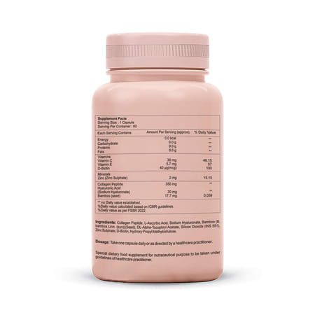 Sheneed Joint Collagen For Knee Caps & Bones & Joint Care | Hydrolyzed Type-Ll Collagen, 60 Capsules