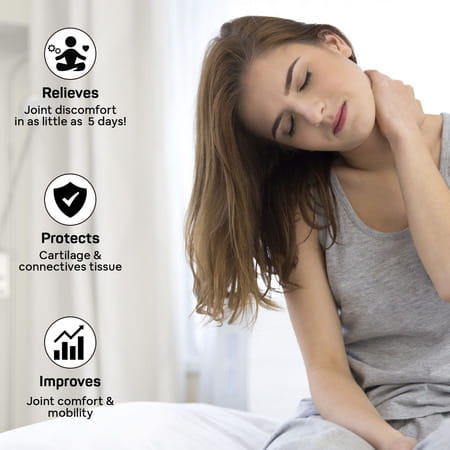 Sheneed Joint Collagen For Knee Caps & Bones & Joint Care | Hydrolyzed Type-Ll Collagen, 60 Capsules