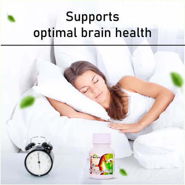 Hashmi Migrokill Migraine Treatment Capsule 20 Capsules