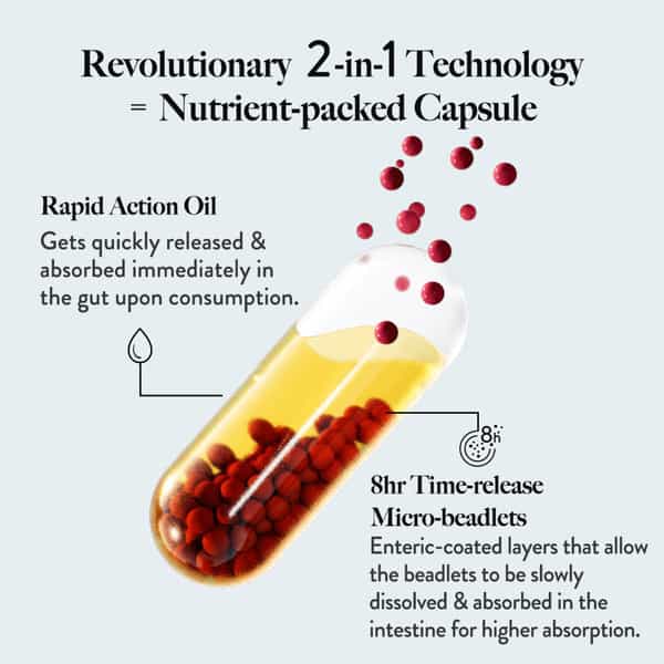 Wellbeing Nutrition Slow Multivitamin For Her (100% Rda) For Immunity,Energy And Pms Support 60 Caps