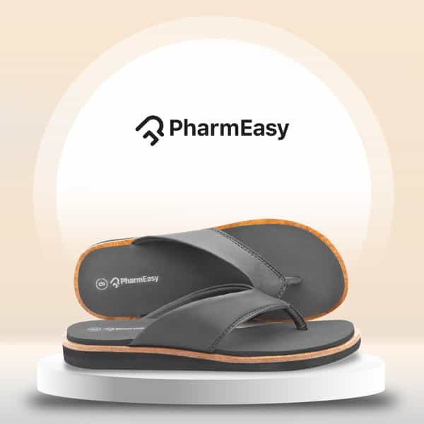 Pharmeasy Women's Diabetic & Orthopedic Slippers - Grey - Size Uk 6