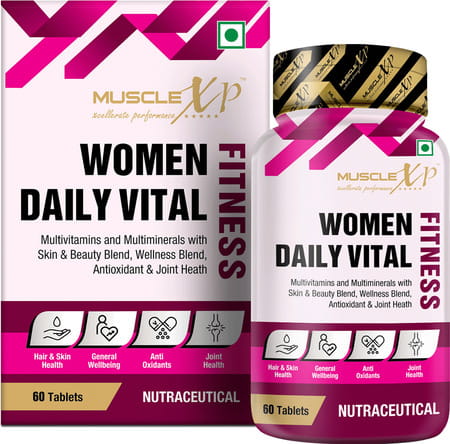 Musclexp Women Daily Vital Fitness Multivitamin 60 Tablets