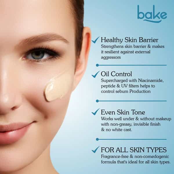 Bake 2% Multi Peptide Tinted Sunscreen Spf 70 Pa+++ (50G)