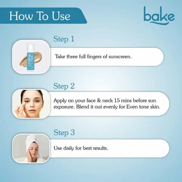 Bake 2% Multi Peptide Tinted Sunscreen Spf 70 Pa+++ (50G)