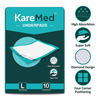Karemed Underpads Large Size 60 X 90Cm 10 Pcs