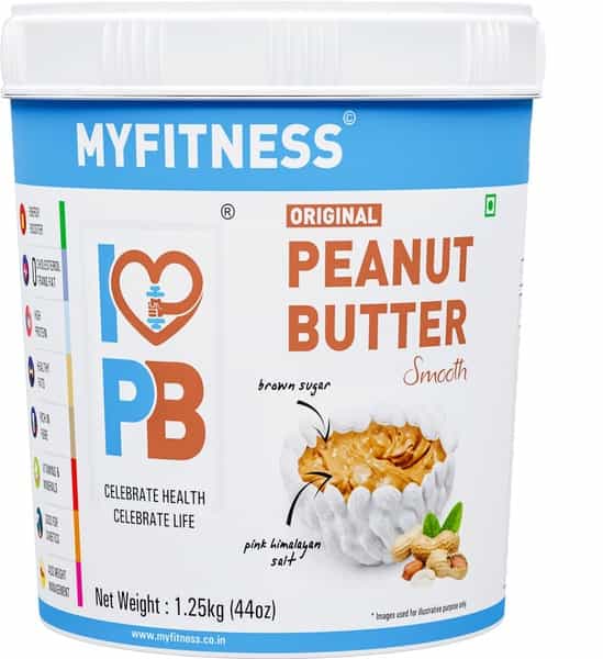 Myfitness Peanut Butter Original Smooth 1250G Jar