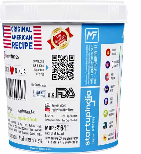 Myfitness Peanut Butter Original Smooth 1250G Jar