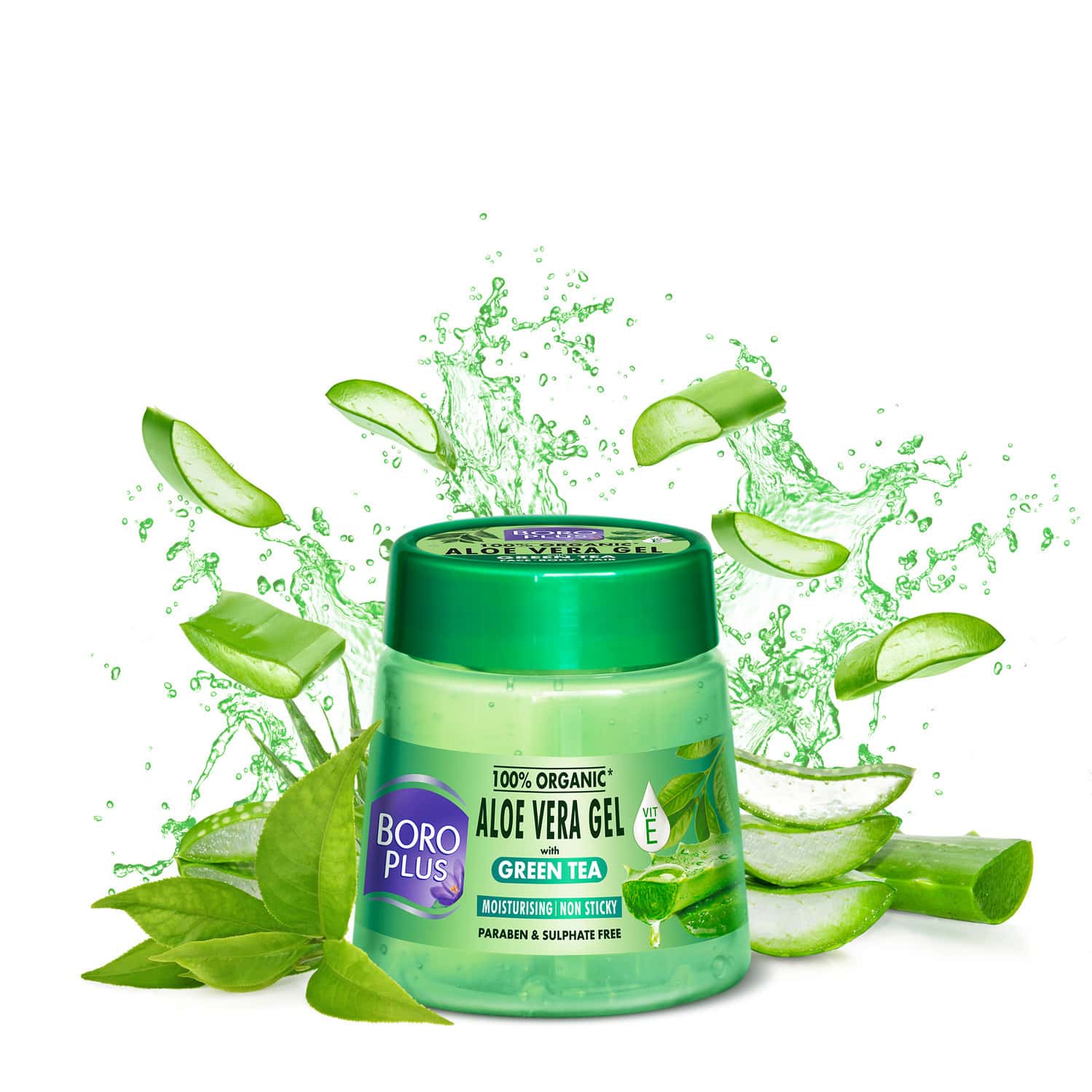 Buy BOROPLUS ALOE VERA GEL WITH GREEN TEA 200 ML Online & Get Upto 60