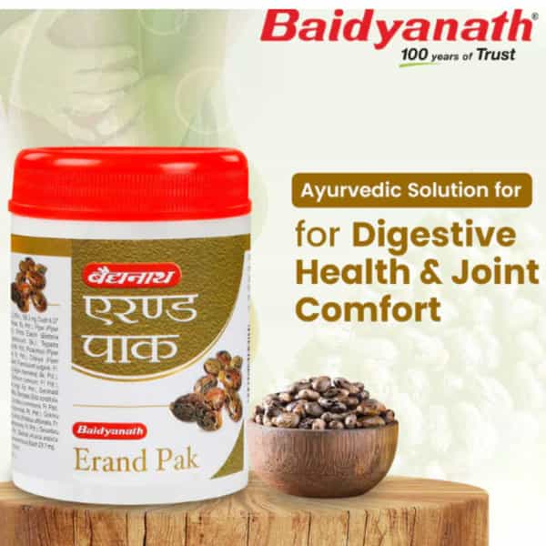 Baidyanath Ayurved Erand Pak 120G | Arthritis & Constipation Support