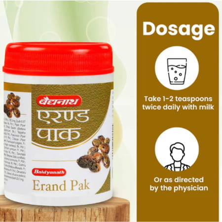 Baidyanath Erand Pak | Helps In Arthrities | Constipation And Nervous Diseases - 120g