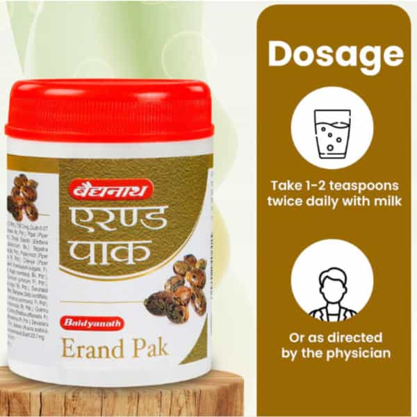 Baidyanath Ayurved Erand Pak 120G | Arthritis & Constipation Support