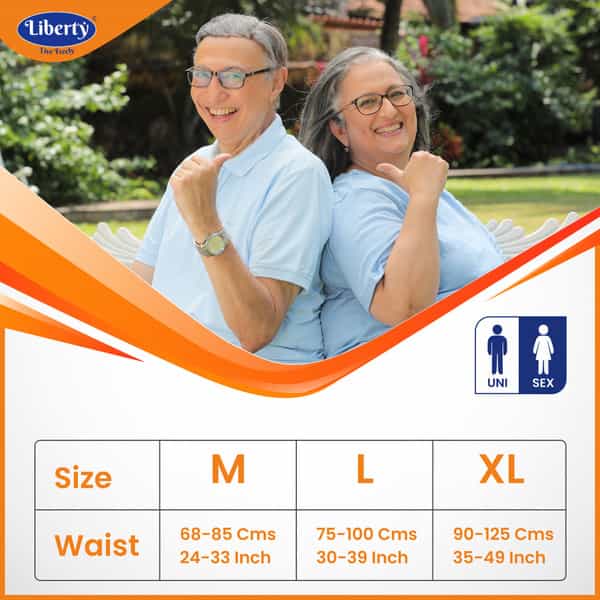 Liberty Premium Adult Diaper Pants Large (L) 60 Count Waist Size 30-55 In Pack Of 6 10 Count/Pack