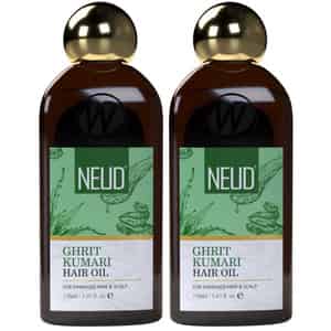 Neud Premium Ghrit Kumari Hair Oil For Men & Women - 2 Packs (150ml Each)