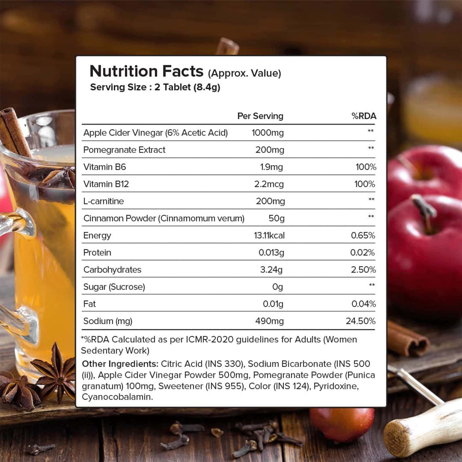 Buy PLIX APPLE CIDER VINEGAR LCARNITINE 15 EFFERVESCENT TABLETS PACK