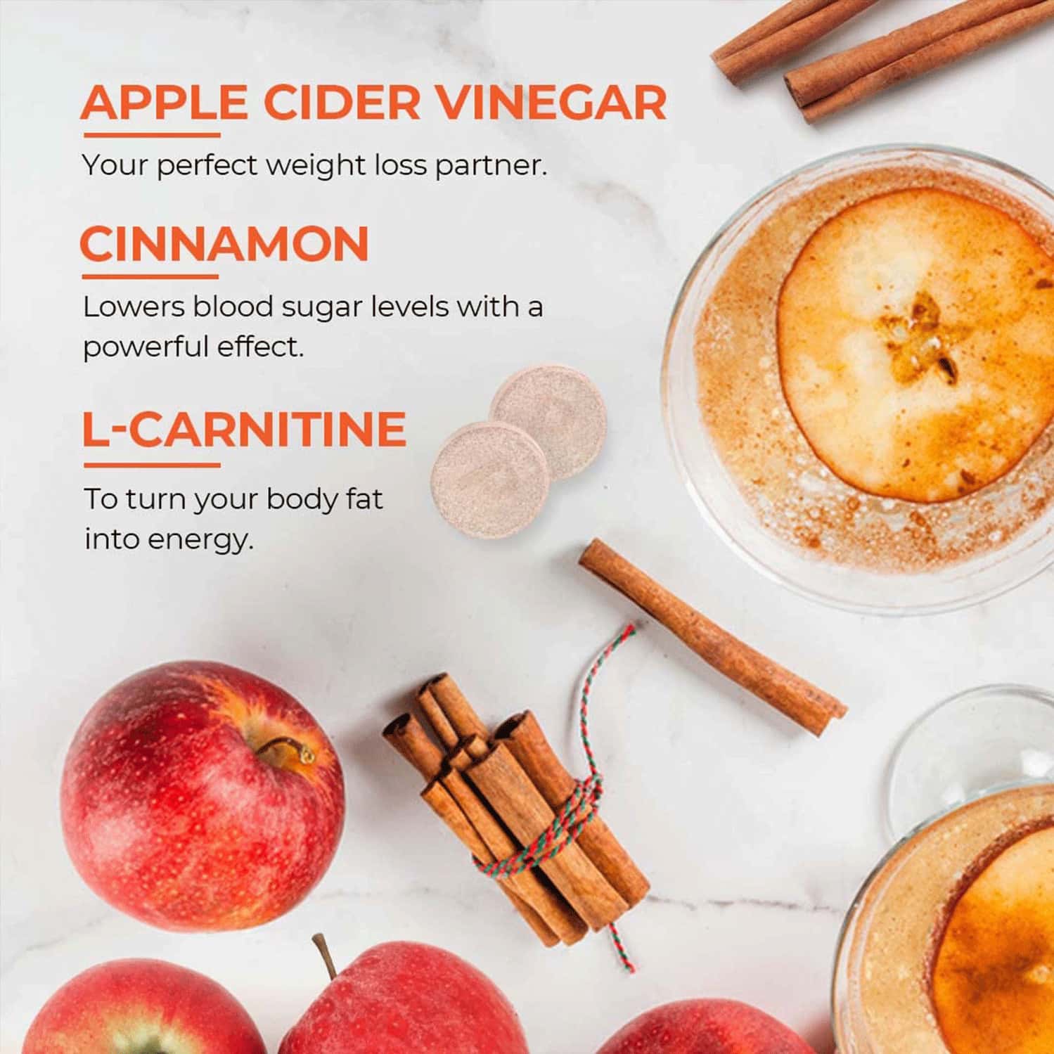 Buy PLIX APPLE CIDER VINEGAR LCARNITINE 15 EFFERVESCENT TABLETS PACK